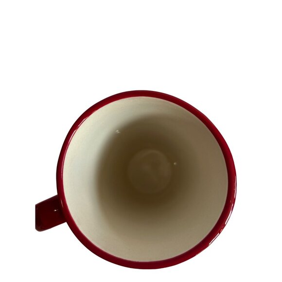 Hallmark Red & White Ceramic Snowman Mug - Picture 3 of 4